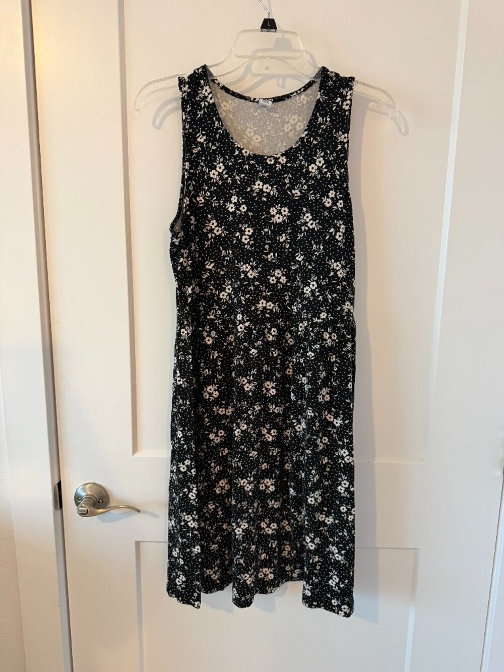 Old Navy Black Floral Dress